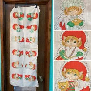 😻 3 for $13 Vintage Elf Doll Fabric Panel